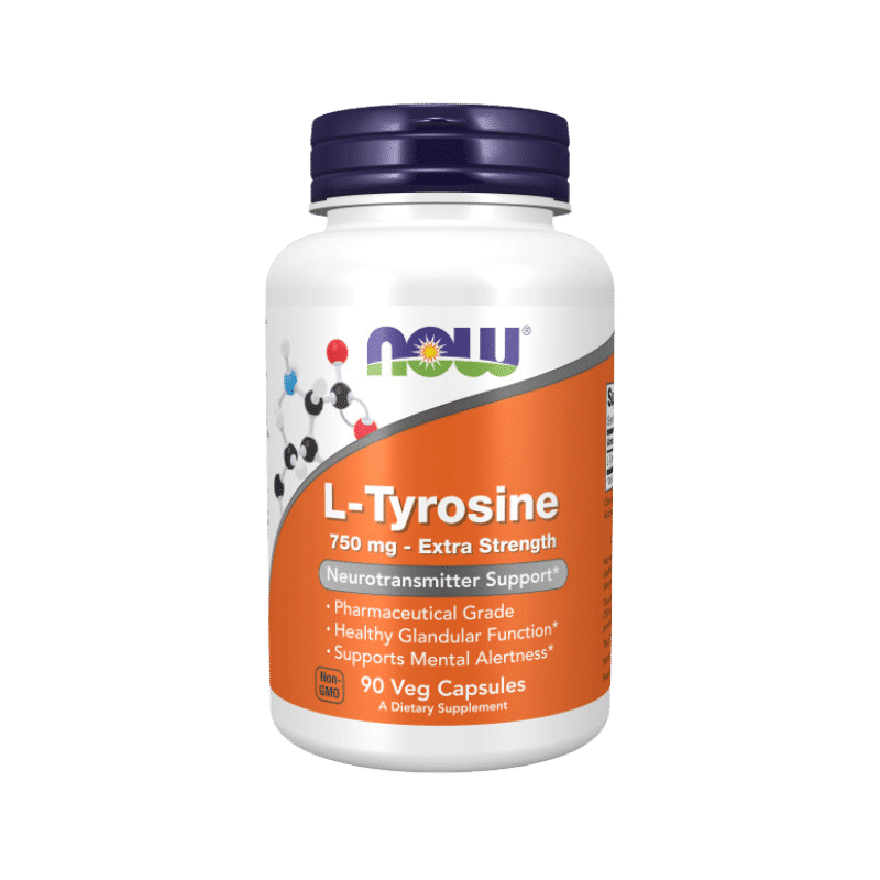 Now Foods L-Tyrosine 750mg, Extra Strength