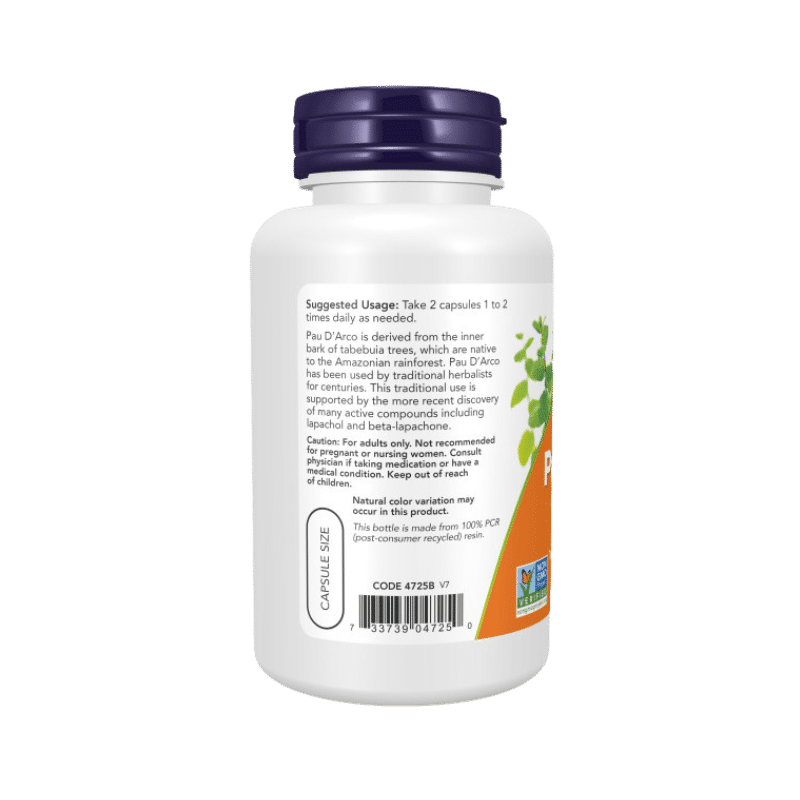 Now Foods Pau D' Arco 500mg
