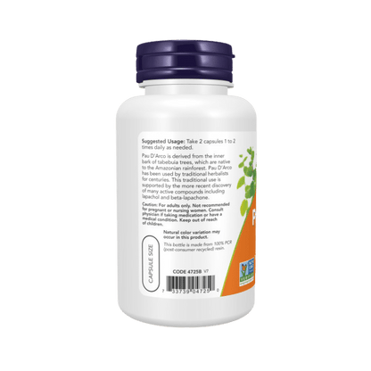 Now Foods Pau D' Arco 500mg