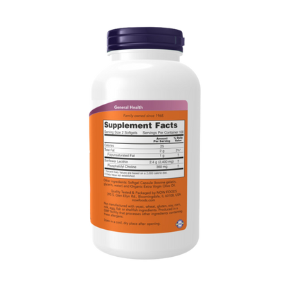 Now Foods Sunflower Lecithin 1200mg