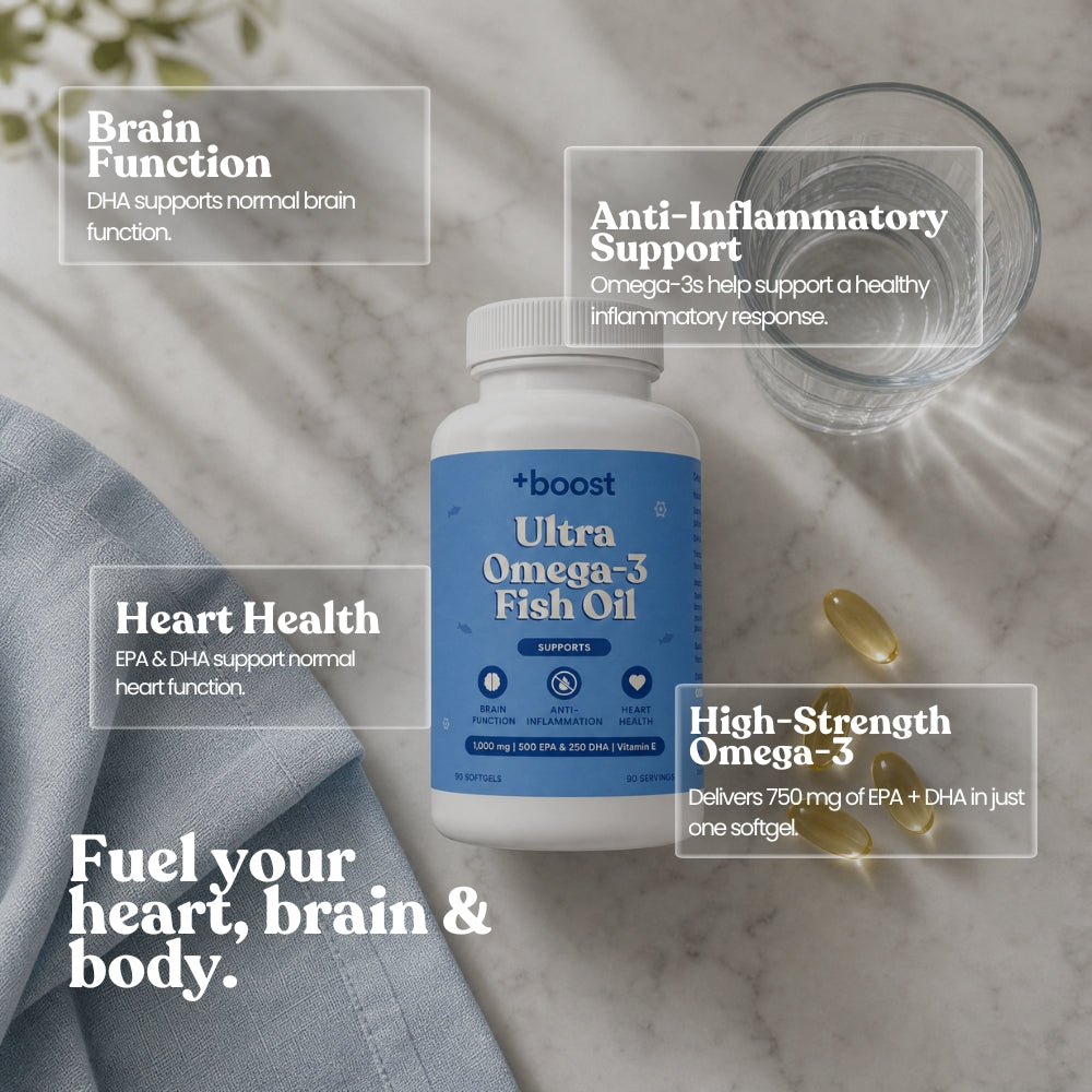 +boost Ultra Omega-3 Fish Oil