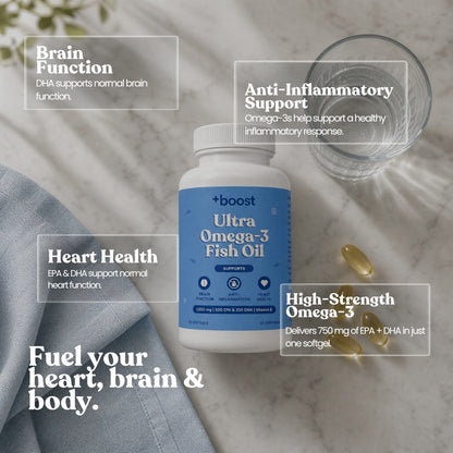 +boost Ultra Omega-3 Fish Oil