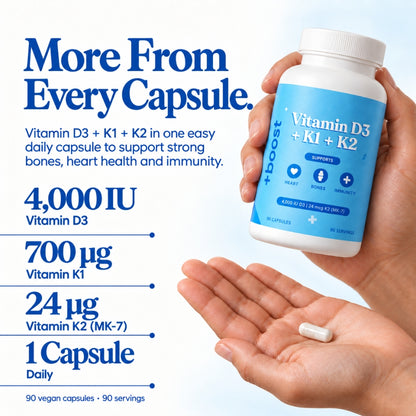 +boost Vitamin D3 + K1 + K2