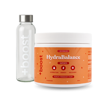 HydraBalance and +boost Glass bottle