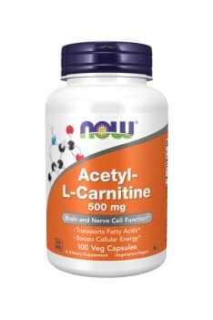 NOW Foods Acetyl L-Carnitine 500mg