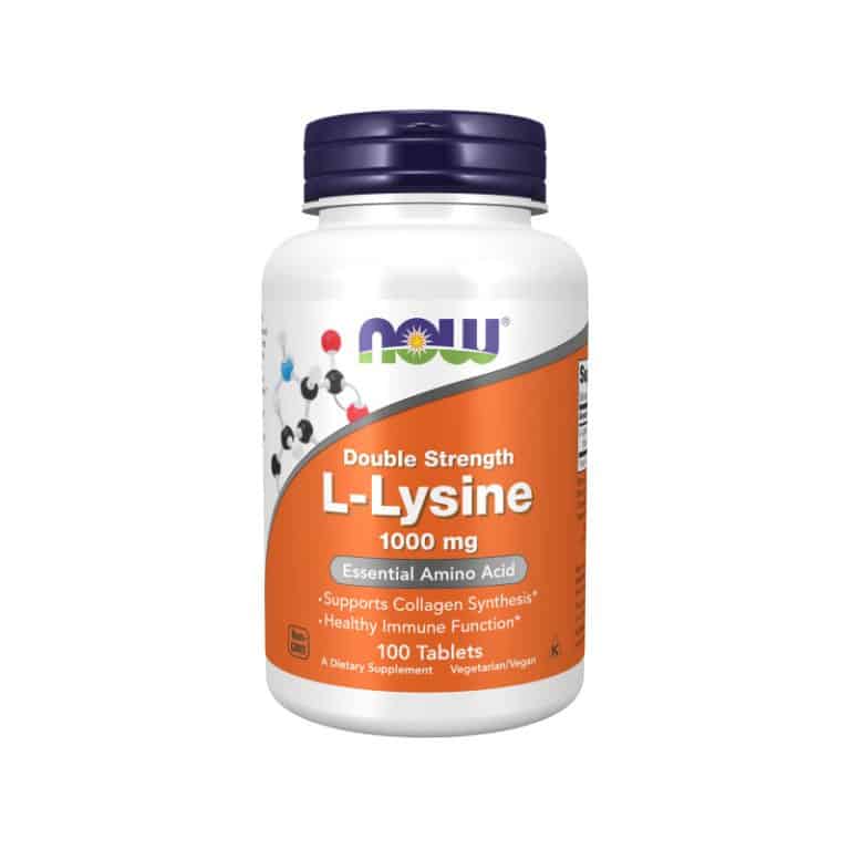 NOW Foods L-Lysine Double Strength 1000mg - Boost