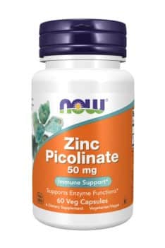 Now Foods Zinc Picolinate 50mg