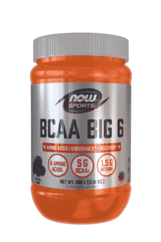 NOW Foods BCAA Big 6, Natural Grape Flavor Powder 600g