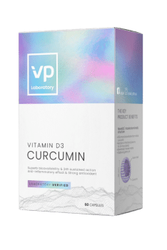 VPLAB Curcumin + D3