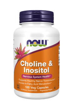 Now Foods Choline & Inositol 500mg