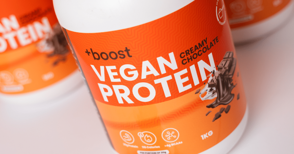 +boost vegan protein powder