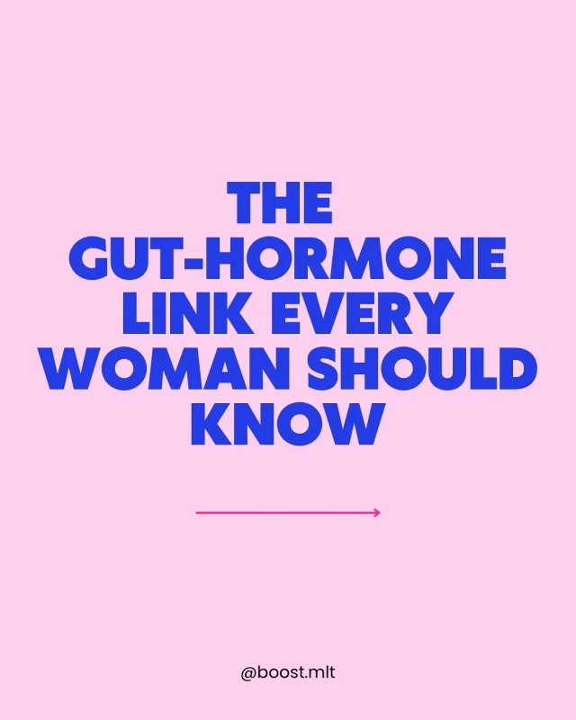 Struggling with PMS, bloating, mood swings or fatigue? It might not just be your hormones — your gut could be the missing piece of the puzzle!

We teamed up with @thrivebyblue to break down the gut-hormone link every woman should know 💫

Swipe through to see how your gut health could be the key to balancing your hormones naturally 🌿

#hormonalhealth #guthealth #pcos #hormonebalance